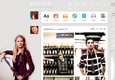 Tumblr dashboard: Emma Swan - OUAT