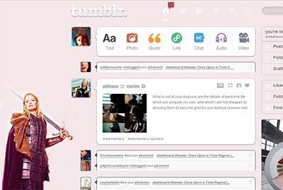 Tumblr dashboard: Emma Swan #2 - OUAT