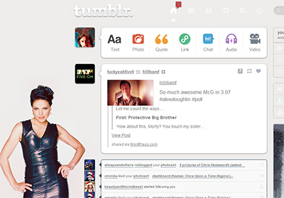 Tumblr dashboard: Lana Parrilla #3