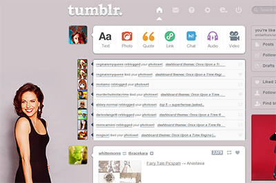 Tumblr dashboard: Lana Parrilla #4