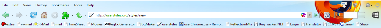 Custom Toolbar Firefox Background Image (WOW!)