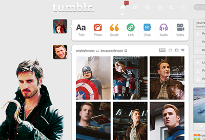 Tumblr dashboard: Captain Hook OUAT #3
