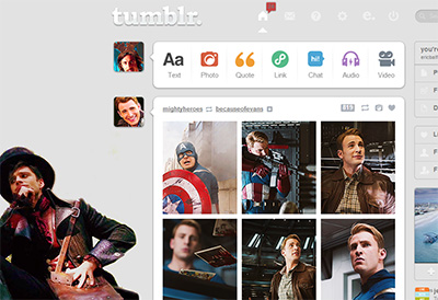 Tumblr dashboard: Mad Hatter OUAT #1
