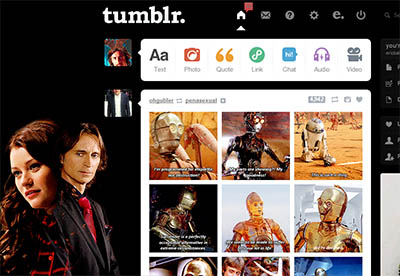 Tumblr dashboard: Rumpelstiltskin and Belle