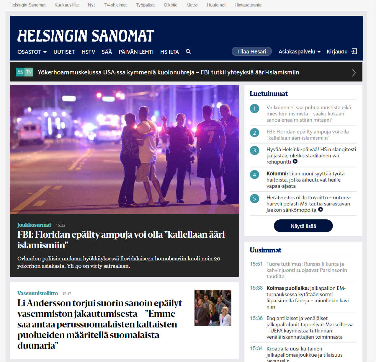 Ilmainen ja yksinkertaisempi HS.fi