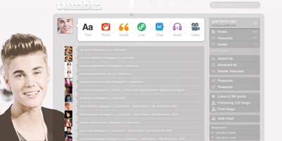 JUSTIN BIEBER DASHBOARD THEME TUMBLR #34
