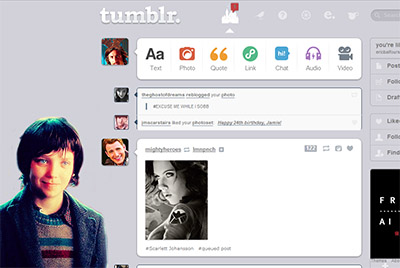 Tumblr dashboard: Asa Butterfield
