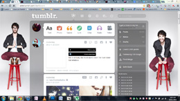 Darren Criss - Tumblr Theme #2