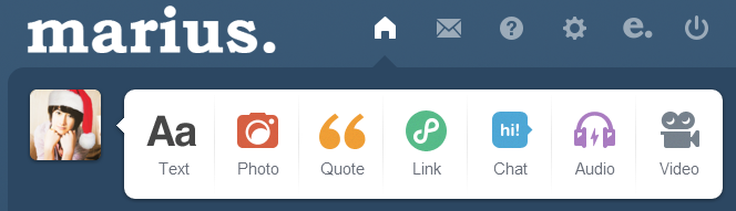 marius tumblr logo