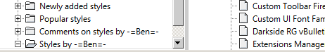 Remove Statusbar from Organize Bookmarks Window