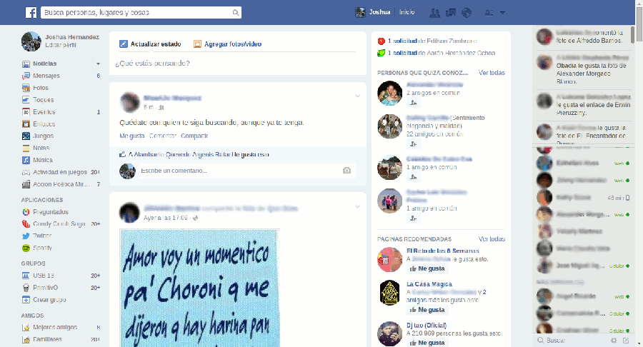 Facebook App CSS3
