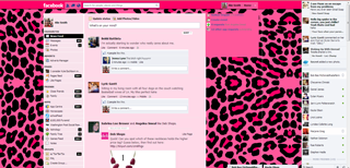 Pink Cheetah Print Facebook Theme