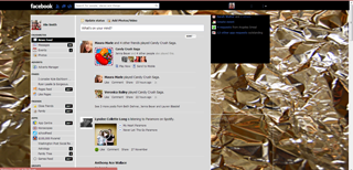 Gold Facebook Theme