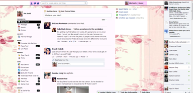 Rose Facebook Theme