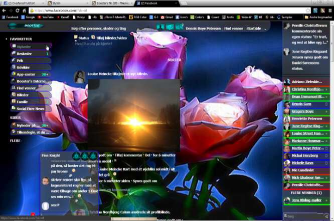 Booster's Nr. 100 Facebook Theme