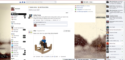 Rainy Day Facebook Theme