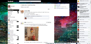 City & Space Facebook Theme