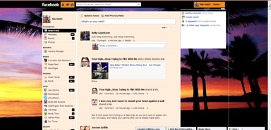 Summer Sunset Facebook Theme