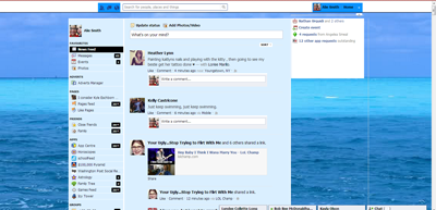 Ocean Facebook Theme