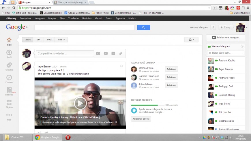 Change Google+ profile images
