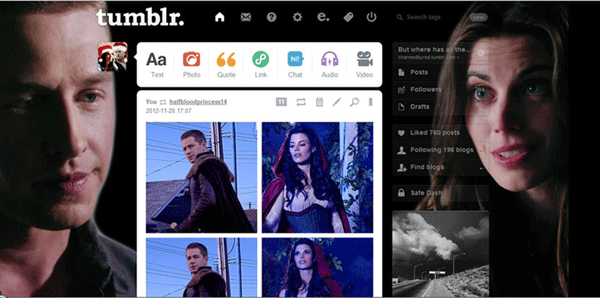 Tumblr Dash -  Red Charming OUAT
