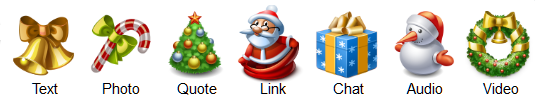 tumblr - Christmas Icon Bar
