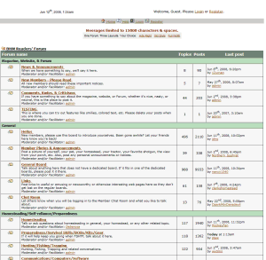 Backwoods Home Magazine Forum: just the forum