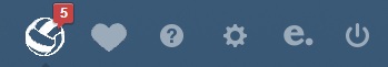 Volleyball tumblr dashboard icons