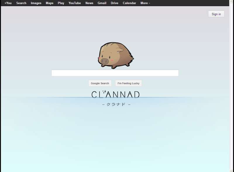 Clannad homepage  [Google search]