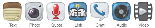 tumblr - Blawb Icon Bar