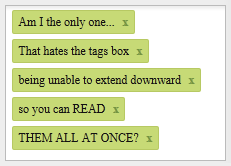 Tag Editor Auto Extend