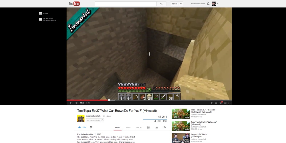 Centered Youtube (HD) - January 29th, 2014
