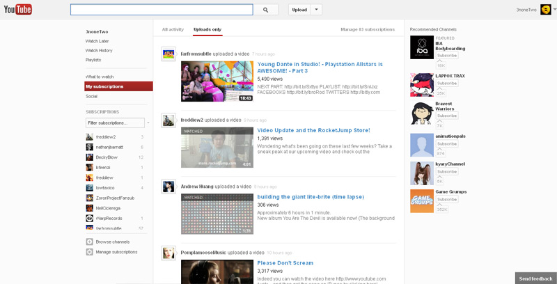 YouTube Centered (Quick and Dirty)