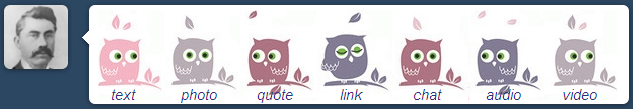 Owls (Tumblr new post icons)