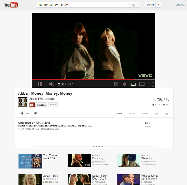 CLEAN Youtube Watch Page (not currently updated)