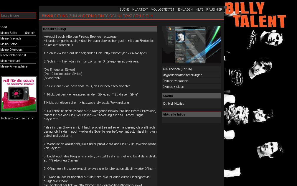Billy Talent VZ