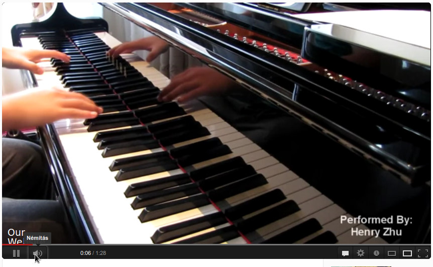 Non flat youtube html5 player