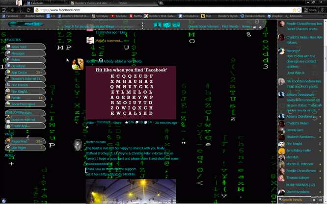 Booster's Facebook Animated Matrix v1.0