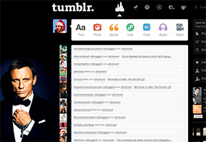 Tumblr dashboard: Daniel Craig #1