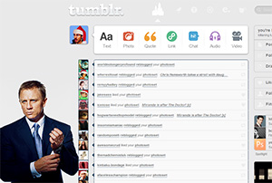 Tumblr dashboard: Daniel Craig #2