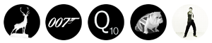 James Bond Tumblr Dash Icons