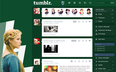 Rebekah Mikaelson Tumblr Dashboard Theme