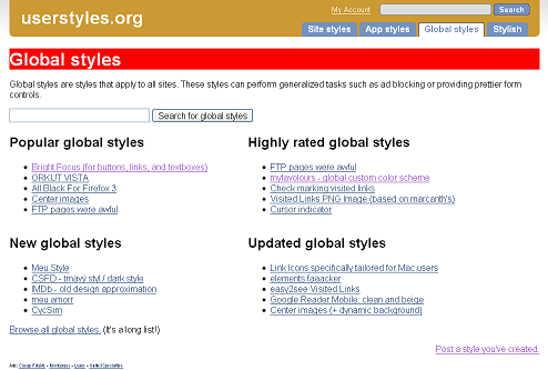 Userstyles