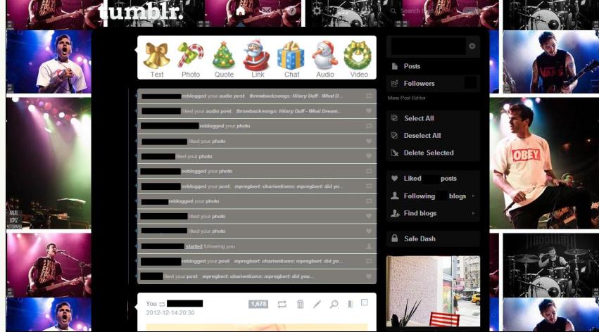 Basic The Amity Affliction Dashboard Theme