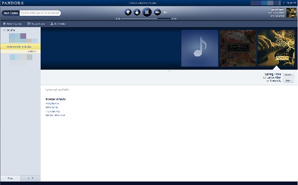 Pandora Freedom - Wide Layout