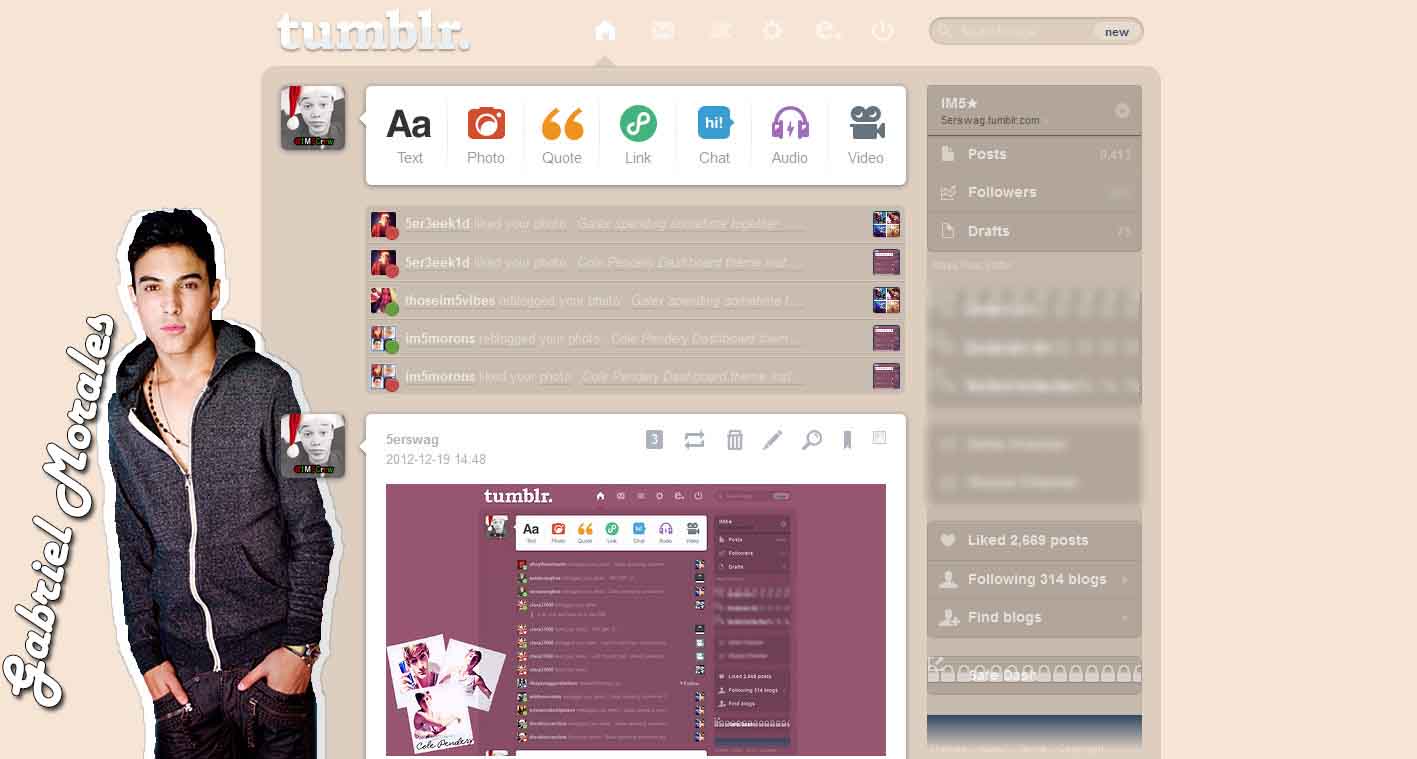 Gabe Morales (IM5) dashboard theme