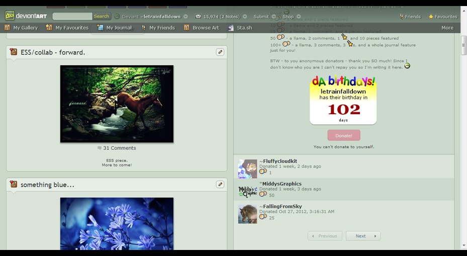 dA nav bar & links!