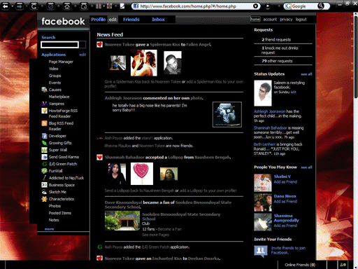 Facebook Black Orchid