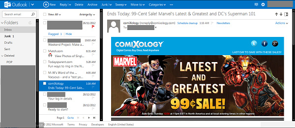 Outlook Power Layout