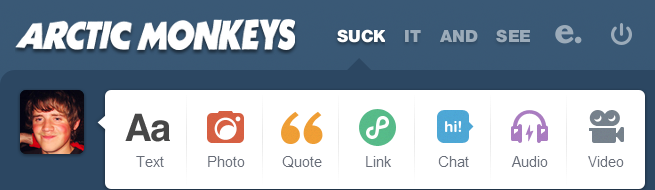 Missing e: Arctic Monkeys SIAS Tumblr Dashboard